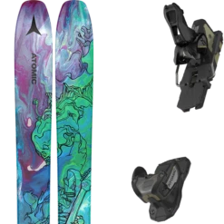 ATOMIC BENT CHETLER 120 MTGREEN/PUR + ATOMIC WARDEN 13 MNC BLACK/GOLD