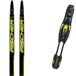FISCHER TWIN SKIN PRO MEDIUM + FISCHER CONTROL STEP-IN IFP YELLOW 22