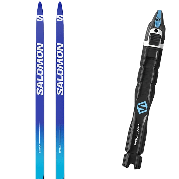 SALOMON S/MAX SKATE + SALOMON PROLINK RACE SKATE 3 SALOMON S/MAX SKATE + SALOMON PROLINK RACE SKATE