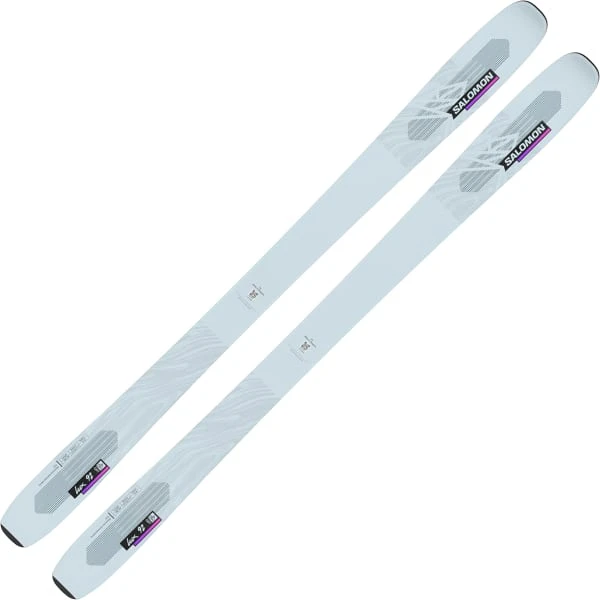 SALOMON N QST LUX 92 GRAY DAWN/NEO + TYROLIA ATTACK 11 GW W/O BRAKE A 4 SALOMON N QST LUX 92 GRAY DAWN/NEO + TYROLIA ATTACK 11 GW W/O BRAKE A - Afbeelding 2