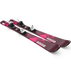 SALOMON LUX JR M BORDEAU/PINK + C5 GW J75 BLACK/WHITE 23 13 SALOMON LUX JR M BORDEAU/PINK + C5 GW J75 BLACK/WHITE 23 -Ski Uitrusting Verkoopwinkel 9 112127 lux jr m bordeau pink c5 gw j75 black white l41497800 l4081880005 06