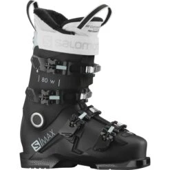 SALOMON S/MAX 80 W BLACK/STERLING B/W 22